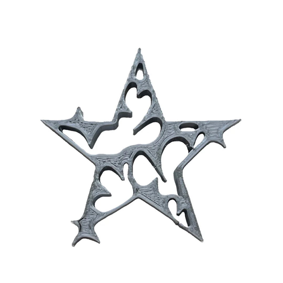 [ XENO ] STAR PLA PENDANT in ‘CHROME’